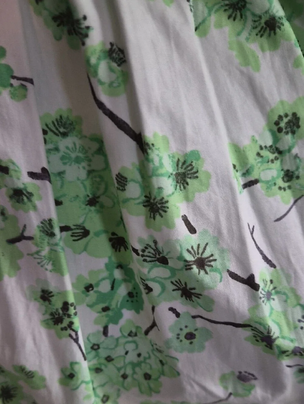 NWT J. Crew Cream Maxi Dress with Green Botanical Print Sz 0